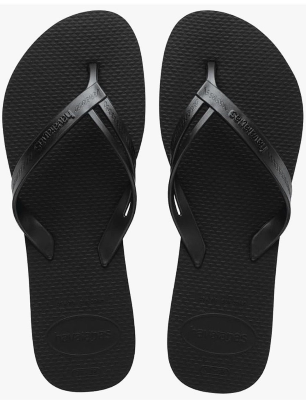 Havaianas black women’s unique flip flop/ thong sandal